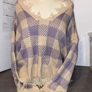 Cropped sweater